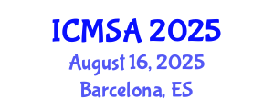 International Conference on Marine Science and Aquaculture (ICMSA) August 16, 2025 - Barcelona, Spain