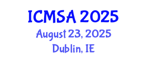 International Conference on Marine Science and Aquaculture (ICMSA) August 23, 2025 - Dublin, Ireland