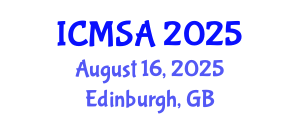 International Conference on Marine Science and Aquaculture (ICMSA) August 16, 2025 - Edinburgh, United Kingdom