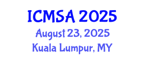 International Conference on Marine Science and Aquaculture (ICMSA) August 23, 2025 - Kuala Lumpur, Malaysia