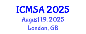 International Conference on Marine Science and Aquaculture (ICMSA) August 19, 2025 - London, United Kingdom