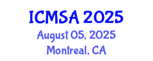 International Conference on Marine Science and Aquaculture (ICMSA) August 05, 2025 - Montreal, Canada