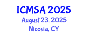 International Conference on Marine Science and Aquaculture (ICMSA) August 23, 2025 - Nicosia, Cyprus