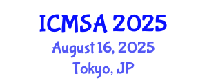International Conference on Marine Science and Aquaculture (ICMSA) August 16, 2025 - Tokyo, Japan