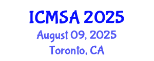 International Conference on Marine Science and Aquaculture (ICMSA) August 09, 2025 - Toronto, Canada