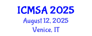 International Conference on Marine Science and Aquaculture (ICMSA) August 12, 2025 - Venice, Italy