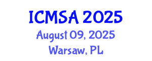 International Conference on Marine Science and Aquaculture (ICMSA) August 09, 2025 - Warsaw, Poland