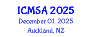 International Conference on Marine Science and Aquaculture (ICMSA) December 01, 2025 - Auckland, New Zealand