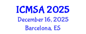 International Conference on Marine Science and Aquaculture (ICMSA) December 16, 2025 - Barcelona, Spain
