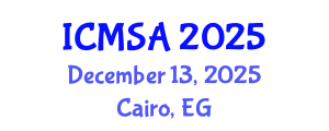 International Conference on Marine Science and Aquaculture (ICMSA) December 13, 2025 - Cairo, Egypt