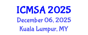 International Conference on Marine Science and Aquaculture (ICMSA) December 06, 2025 - Kuala Lumpur, Malaysia