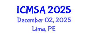International Conference on Marine Science and Aquaculture (ICMSA) December 02, 2025 - Lima, Peru