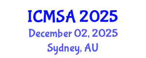 International Conference on Marine Science and Aquaculture (ICMSA) December 02, 2025 - Sydney, Australia