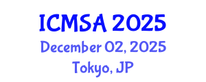 International Conference on Marine Science and Aquaculture (ICMSA) December 02, 2025 - Tokyo, Japan