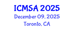 International Conference on Marine Science and Aquaculture (ICMSA) December 09, 2025 - Toronto, Canada