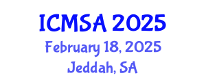 International Conference on Marine Science and Aquaculture (ICMSA) February 18, 2025 - Jeddah, Saudi Arabia