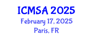 International Conference on Marine Science and Aquaculture (ICMSA) February 17, 2025 - Paris, France