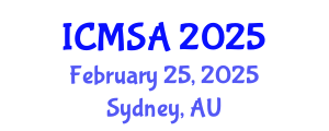 International Conference on Marine Science and Aquaculture (ICMSA) February 25, 2025 - Sydney, Australia