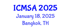International Conference on Marine Science and Aquaculture (ICMSA) January 18, 2025 - Bangkok, Thailand