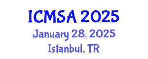International Conference on Marine Science and Aquaculture (ICMSA) January 28, 2025 - Istanbul, Turkey