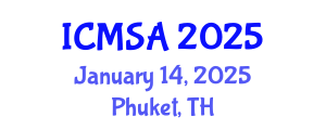 International Conference on Marine Science and Aquaculture (ICMSA) January 14, 2025 - Phuket, Thailand