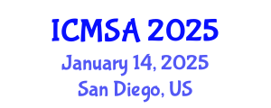 International Conference on Marine Science and Aquaculture (ICMSA) January 14, 2025 - San Diego, United States