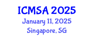 International Conference on Marine Science and Aquaculture (ICMSA) January 11, 2025 - Singapore, Singapore