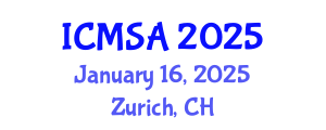 International Conference on Marine Science and Aquaculture (ICMSA) January 16, 2025 - Zurich, Switzerland