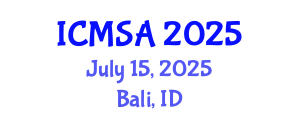 International Conference on Marine Science and Aquaculture (ICMSA) July 15, 2025 - Bali, Indonesia