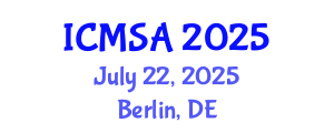 International Conference on Marine Science and Aquaculture (ICMSA) July 22, 2025 - Berlin, Germany