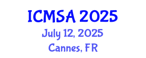 International Conference on Marine Science and Aquaculture (ICMSA) July 12, 2025 - Cannes, France
