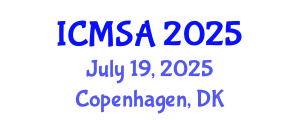 International Conference on Marine Science and Aquaculture (ICMSA) July 19, 2025 - Copenhagen, Denmark