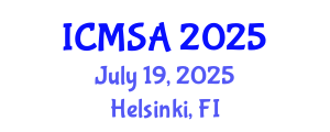 International Conference on Marine Science and Aquaculture (ICMSA) July 19, 2025 - Helsinki, Finland