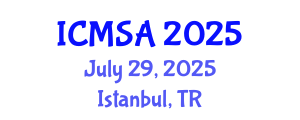 International Conference on Marine Science and Aquaculture (ICMSA) July 29, 2025 - Istanbul, Turkey