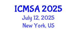 International Conference on Marine Science and Aquaculture (ICMSA) July 12, 2025 - New York, United States