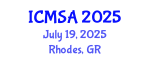 International Conference on Marine Science and Aquaculture (ICMSA) July 19, 2025 - Rhodes, Greece