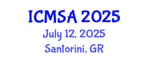 International Conference on Marine Science and Aquaculture (ICMSA) July 12, 2025 - Santorini, Greece