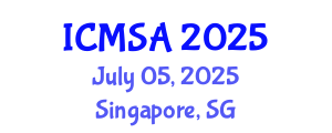 International Conference on Marine Science and Aquaculture (ICMSA) July 05, 2025 - Singapore, Singapore