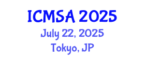 International Conference on Marine Science and Aquaculture (ICMSA) July 22, 2025 - Tokyo, Japan