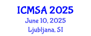International Conference on Marine Science and Aquaculture (ICMSA) June 10, 2025 - Ljubljana, Slovenia