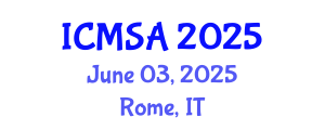 International Conference on Marine Science and Aquaculture (ICMSA) June 03, 2025 - Rome, Italy