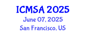 International Conference on Marine Science and Aquaculture (ICMSA) June 07, 2025 - San Francisco, United States