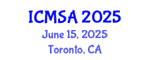 International Conference on Marine Science and Aquaculture (ICMSA) June 15, 2025 - Toronto, Canada
