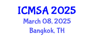 International Conference on Marine Science and Aquaculture (ICMSA) March 08, 2025 - Bangkok, Thailand