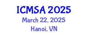 International Conference on Marine Science and Aquaculture (ICMSA) March 22, 2025 - Hanoi, Vietnam