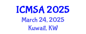 International Conference on Marine Science and Aquaculture (ICMSA) March 24, 2025 - Kuwait, Kuwait