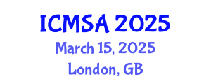 International Conference on Marine Science and Aquaculture (ICMSA) March 15, 2025 - London, United Kingdom