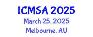 International Conference on Marine Science and Aquaculture (ICMSA) March 25, 2025 - Melbourne, Australia