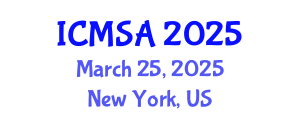 International Conference on Marine Science and Aquaculture (ICMSA) March 25, 2025 - New York, United States