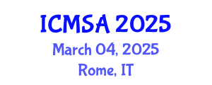 International Conference on Marine Science and Aquaculture (ICMSA) March 04, 2025 - Rome, Italy